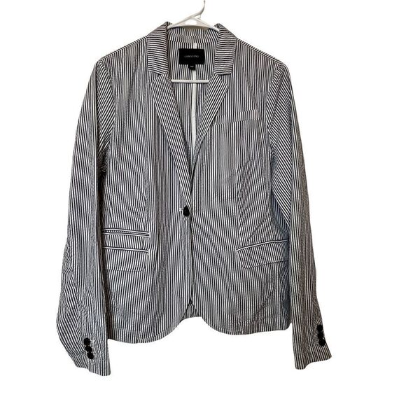 Lands' End Striped Blazer 14 Petite - Picture 1 of 5